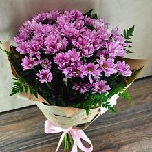 Букет цветов из:  Хризантемы #REPLACE_PRED# совхозе им. Ленина