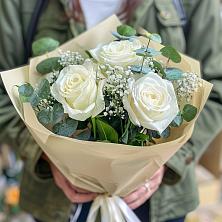Букет цветов из:  Розы в совхозе им. Ленина