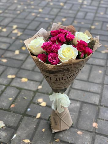 Букет цветов из: Розы в совхозе им. Ленина